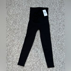 Black maternity leggings